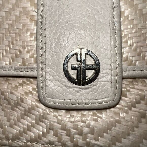 Giani Bernini Vintage Raffia and Leather Crossbody Bag - Picture 7 of 11